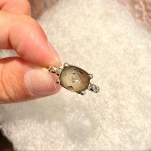 Pandora Smoky Quartz Autumn Breeze Ring